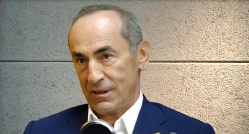 Robert Kocharyan. Screenshot from video posted at Sputnik Channel in Russian: https://www.youtube.com/watch?v=NtIXrKb6c-U