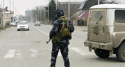 A law enforcer. Photo: REUTERS/Stringer