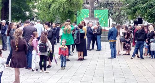 Participants and spectators of the concert dedicated to the victims of the Caucasian War. Photo by Lyudmila Maratova for the Caucasian Knot