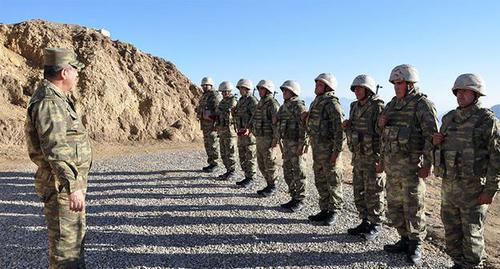 Azerbaijani soldiers. Photo https://mod.gov.az/ru/foto-arhiv-045/?gid=24733