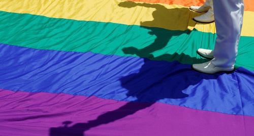The LGBT flag. Photo: REUTERS/Tyrone Siu