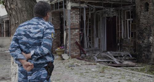 A police officer. Chechnya. Photo: REUTERS/Fitkulina Yelena