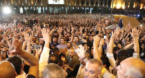 Rally in Tbilisi, June 21, 2019. Photo: REUTERS/Irakli Gedenidze