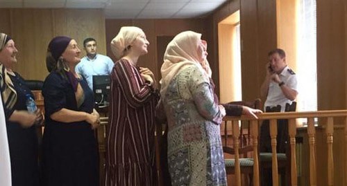 Kabardino-Balkaria residents in the courtroom. Photo by Lyudmila Maratova for the Caucasian Knot