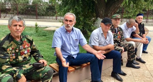 Participants of the war in Afghanistan have gathered in Makhachkala to discuss their further actions. Photo by Patimat Makhmudova for the Caucasian Knot