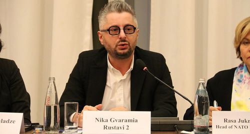 Nika Gvaramiya. Photo: OSCE Parliamentary Assembly https://ru.wikipedia.org/wiki/%D0%93%D0%B2%D0%B0%D1%80%D0%B0%D0%BC%D0%B8%D1%8F,_%D0%9D%D0%B8%D0%BA%D0%BE%D0%BB%D0%BE%D0%B7_%D0%90%D0%BD%D0%B7%D0%BE%D1%80%D0%B8%D0%B5%D0%B2%D0%B8%D1%87#/media/%D0%A4%D0%B0%D0%B9%D0%BB:Nika_Gvaramia,_Director_General_of_Rustavi_2_(44851964644).jpg