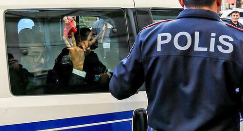 Detention of Abulfaz Sadygbeili, Baku, November 3, 2017. Photo by Aziz Karimov for the Caucasian Knot