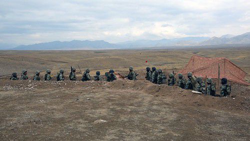 Azerbaijani servicemen. Photo: press service of the Ministry of Defence of Azerbaijan, https://mod.gov.az