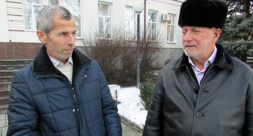 Ibragim and Musa Zyazikov, brothers of the defendant. Photo by Vyacheslav Yaschenko for the Caucasian Knot