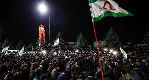 Rally in Magas, October 2018. Photo: REUTERS/Maxim Shemetov