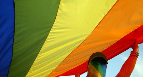 The LGBT flag. Photo: REUTERS/Bogdan Cristel