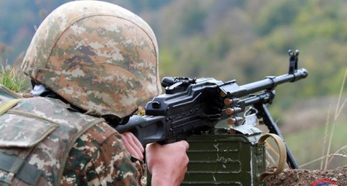 Soldier of the Defence Army. Photo: press service of the Ministry of Defence of Nagorno-Karabakh, http://www.nkrmil.am/news/view/2630