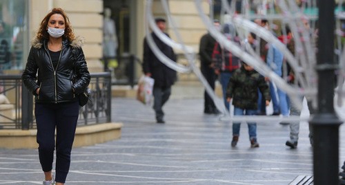 Residents of Baku in the streets. March 2020. Photo by Aziz Karimov for the "Caucasian Knot"