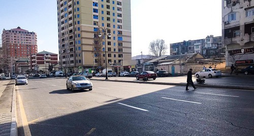 Baku during quarantine. Photo by Aziz Karimov for the Caucasian Knot