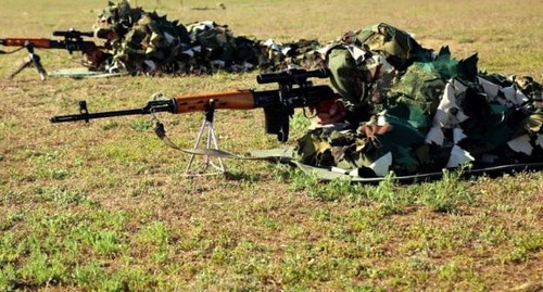 Servicemen of the Azerbaijani Army. Photo: press service of the Ministry of Defence of Azerbaijan, https://mod.gov.az