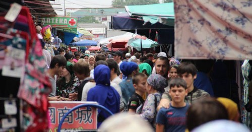 The Berkat market in Grozny. Photo by Magomed Magomedov for the "Caucasian Knot"