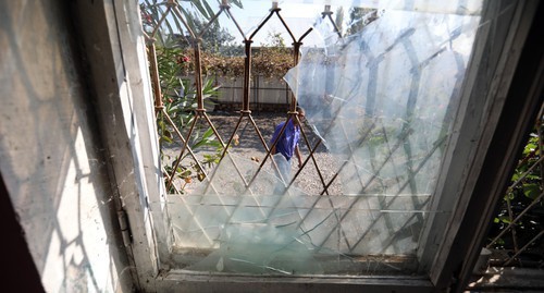 A residential house damaged as a result of shelling, October 20, 2020. Photo by Aziz Karimov for the Caucasian Knot