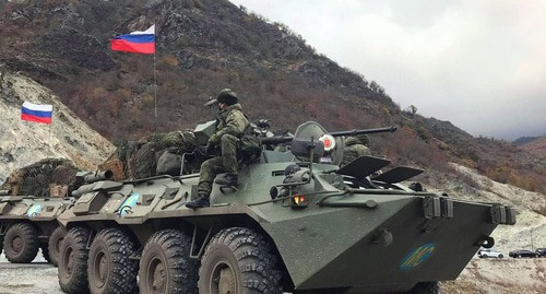 Russian peacekeepers in the Karvachar District, November 13, 2020. Photo by Alvard Grigoryan for the Caucasian Knot 