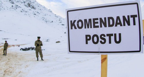 The Azerbaijani army outpost in Nagorno-Karabakh. Photo by Aziz Karimov for the "Caucasian Knot"