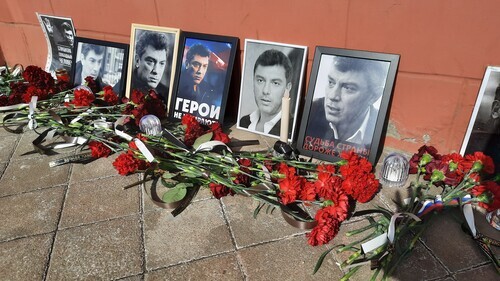 The spontaneous memorial of Boris Nemtsov in Krasnodar. February 27, 2021. Photo by Anna Gritsevich for the "Caucasian Knot"