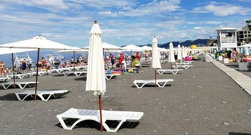 Sochi beach, 2019. Photo by Svetlana Kravchenko for the Caucasian Knot