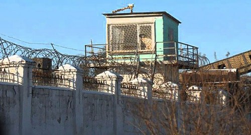 A prison in Azerbaijan. Screenshot of the video by Meydan.tv