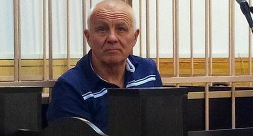Aslan Iritov in the courtroom. Photo by Lyudmila Maratova for the "Caucasian Knot"