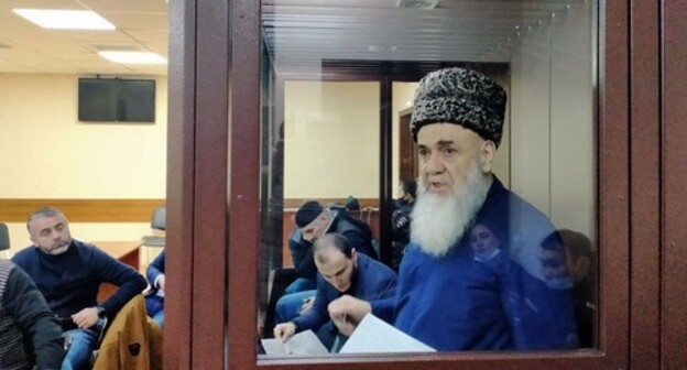 Akhmed Barakhoev at the court hearing the case of the Ingush protest leaders in Magas. October 6, 2021. Photo by Alyona Sadovskaya for the "Caucasian Knot"