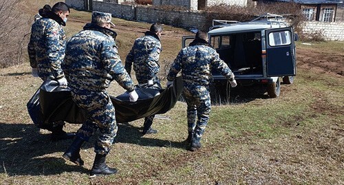 Karabakh rescuers. Photo from the official website of the Ministry of Internal Affairs of Armenia https://mil.am/