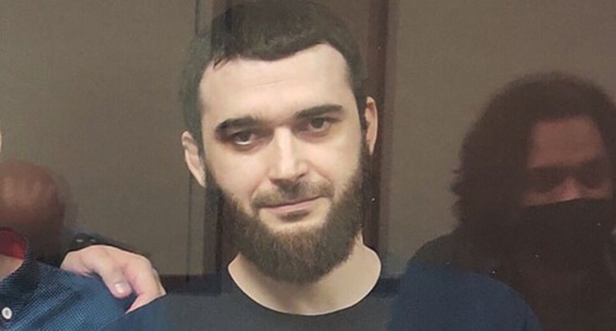 Abdulmumin Gadjiev in the courtroom. Photo by Konstantin Volgin for the "Caucasian Knot"