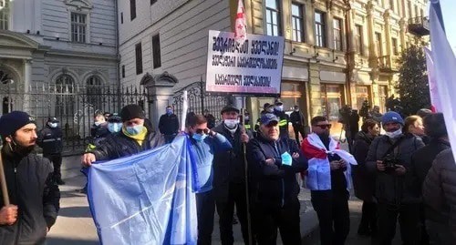 Protest in support of Mikhail Saakashvili. Photo by Beslan Kmuzov for the Caucasian Knot