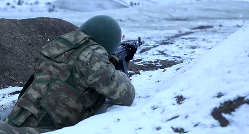 An Azerbaijani soldier. Photo by the Ministry of Defence of Azerbaijan