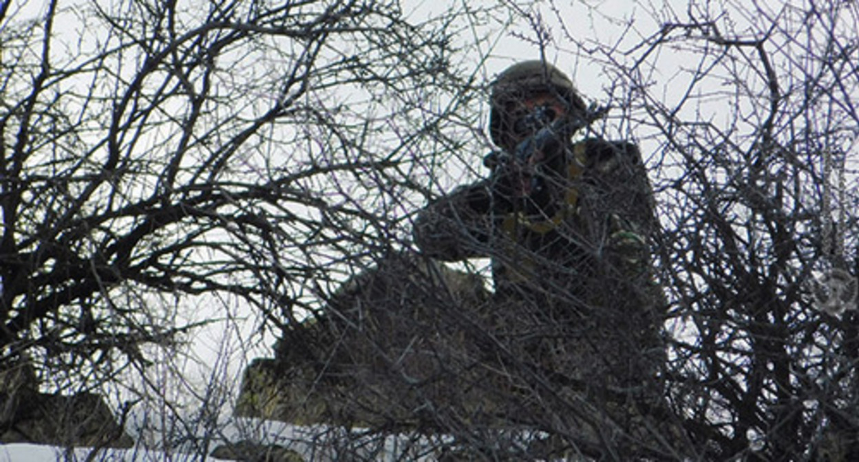 An Armenian soldier. Photo by the press service of the Ministry of Defence of Armenia https://www.mil.am