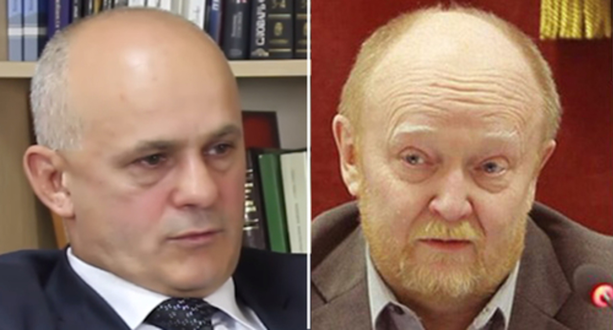 Amir Kolov, Alexei Malashenko. Photos: screenshot of the video by KAVPOLIT https://www.youtube.com/watch?v=9nYcNAL_q9I&amp;t=7s; press service of the Council of Foreign and Defense Policy http://svop.ru/photo/2107/