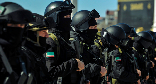 Volunteers from Chechnya. Photo: Shamil Maziev/ IA ‘Grozny-Inform’