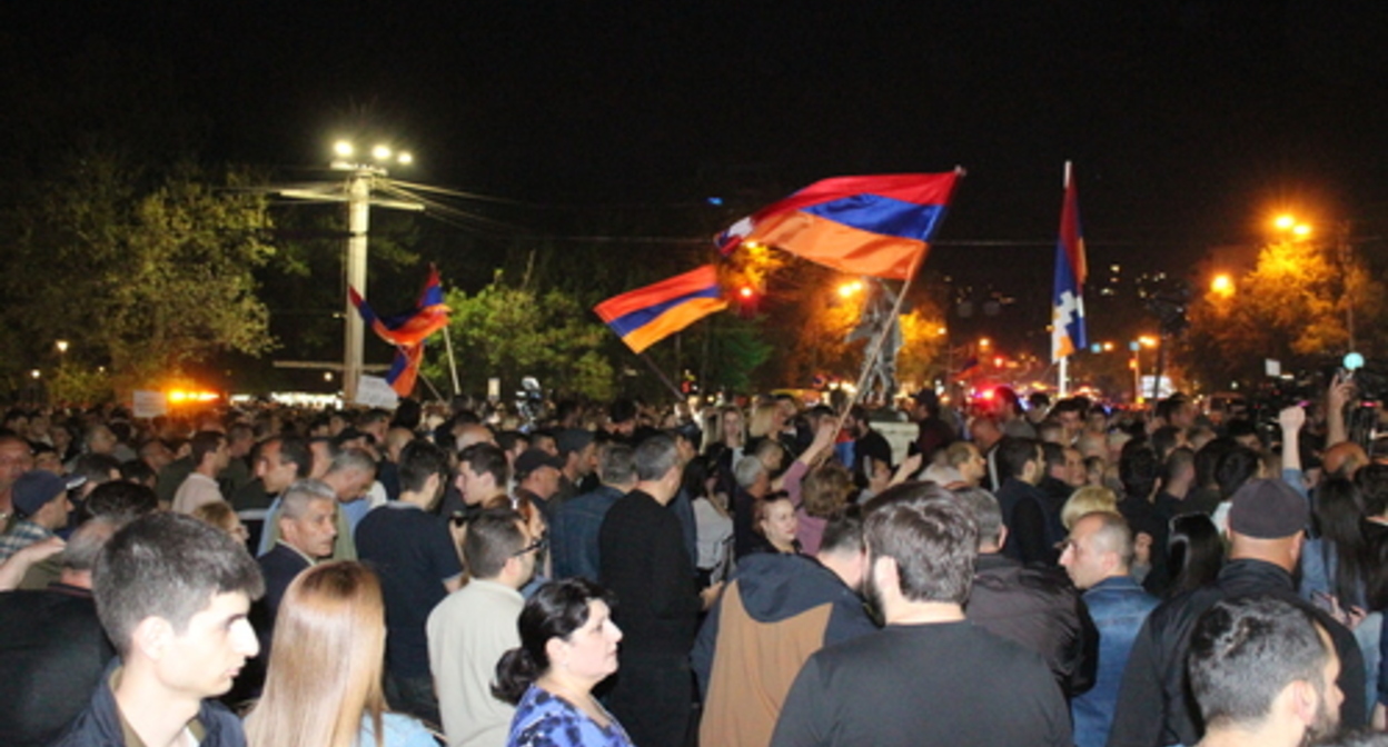 Participants of a march in Yerevan, April 25, 2022. Photo by Tigran Petrosyan for the Caucasian Knot