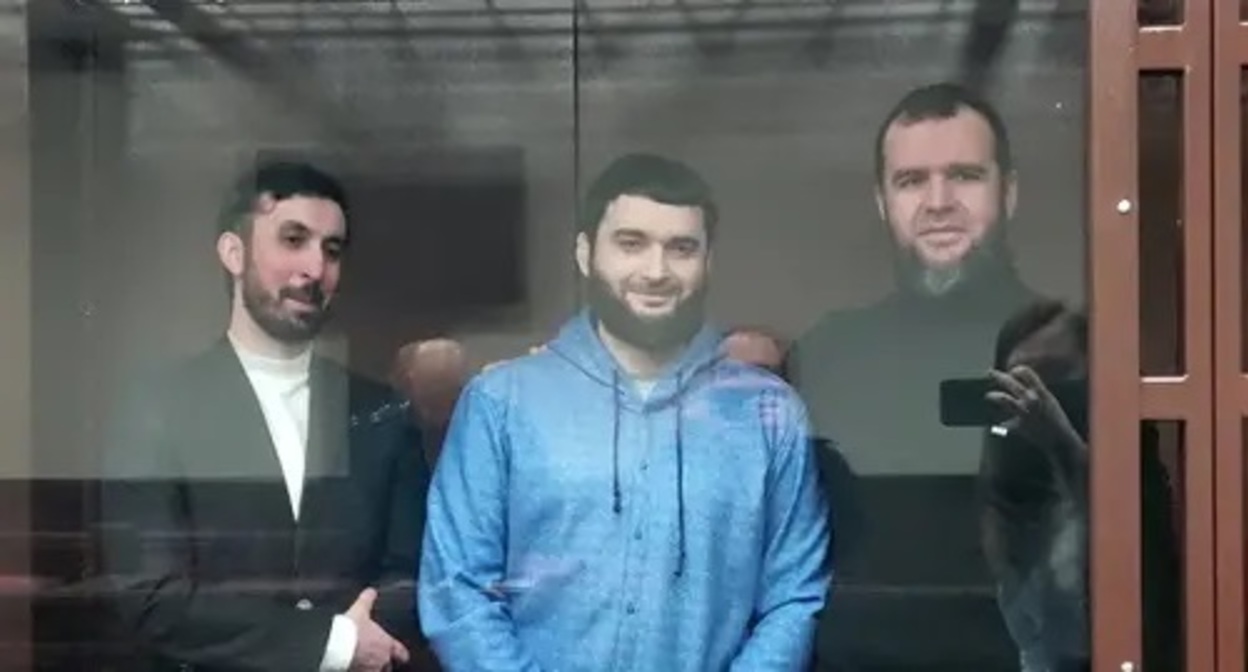 Kemal Tambiev, Abdulmumin Gadjiev and Abubakar Rizvanov. Photo by Konstantin Volgin for the Caucasian Knot 