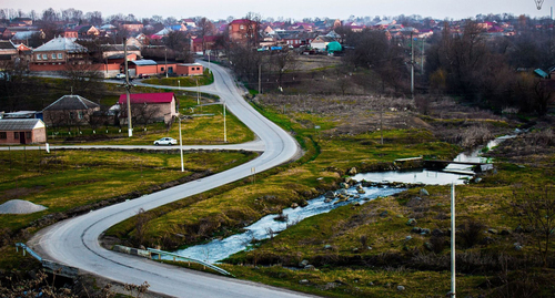 The Nazranka river. Nazran, Ingushetia. Photo: Adam Sagov, https://commons.wikimedia.org/wiki/Category:Ingushetia