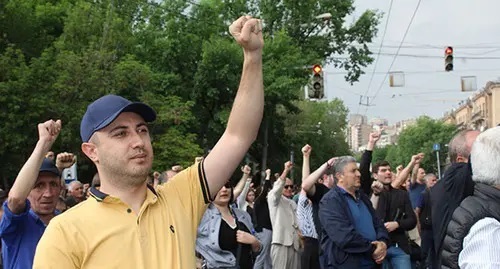 Rally in Yerevan, May 2022. Photo by Tigran Petrosyan for the Caucasian Knot