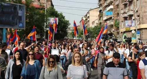 Activists hold march in Yerevan. Photo by Tigran Petrosyan for the Caucasian Knot