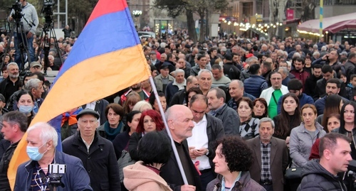 Rally in support of Nagorno-Karabakh, Yerevan, April 5, 2022. Photo by Armine Martirosyan for the Caucasian Knot