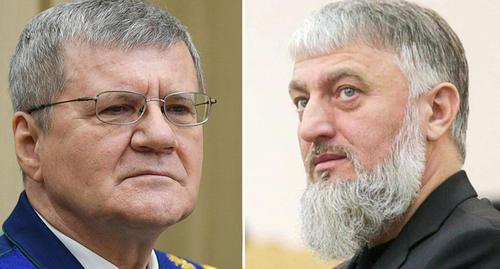 Yuri Chaika, Adam Delimkhanov. Photo: https://news.1777.ru/75667-polpredu-prezidenta-v-skfo-yuriyu-chayke-prodlili-srok-sluzhby-esche-na-god Duma.gov.ru