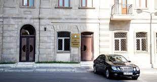 The building of the Baku Court on Grave Crimes. Photo http://report.az/ru/proisshestviya/v-sude-byli-doprosheny-nauchnyj-sotrudnik-nana-i-plemyannik-isfandiyara-ahundova/