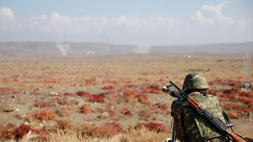 An Armenian soldier. Photo from the official website https://mil.am