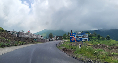 The Lachin Corridor in under control of the Russian peacekeepers. Photo by Alvard Grigoryan for the Caucasian Knot