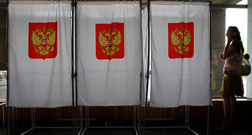 At a polling station. Photo by Eduard Kornienko, Yuga.ru