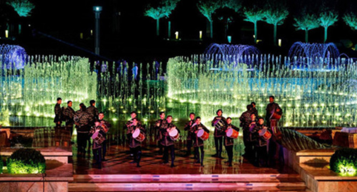 A fountain in Derbent. Photo: https://grozny.tv/news/society/49467