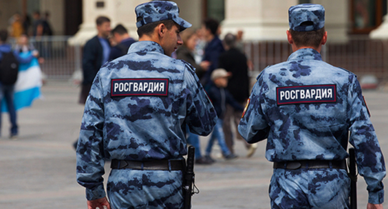 The "Rosgvardiya" (Russian National Guard) fighters. Photo: www.grozny-inform.ru