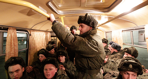 Soldiers. Photo: Eduard Kornienko, Yuga.ru