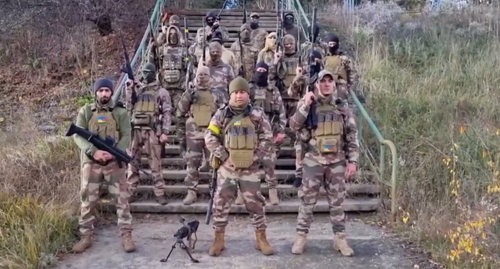The battalion named "Turan", screenshot of the video https://t.me/kavzon/3391